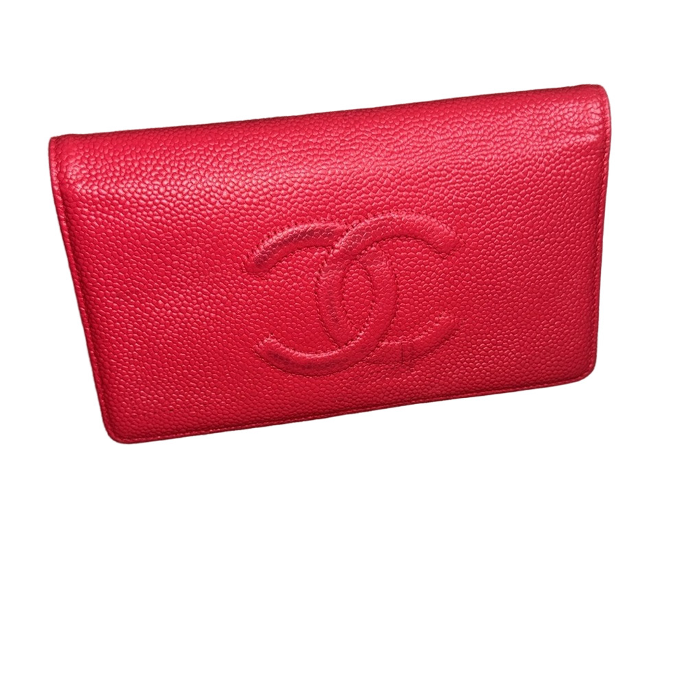 Chanel Red Leather Wallet - Picture 2 of 6